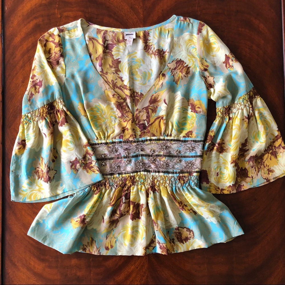 Plenty Smocked Waist Blouse